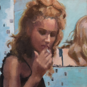 "Roadside Motel" 12"x16" oil on canvas