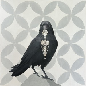 Royal Heist Series: Finders Keepers 24"x24" oil on panel