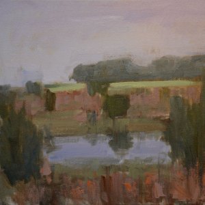 Morning Pond. 12" x 16" oil on canvas. NFS.