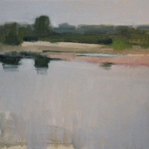 "Schumann's Pond" 12"x16" oil on canvas.