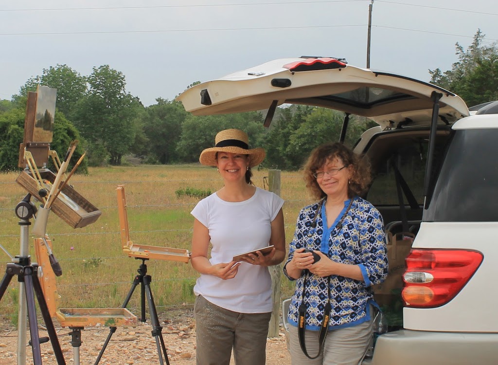 Round Top, Texas plein air painting