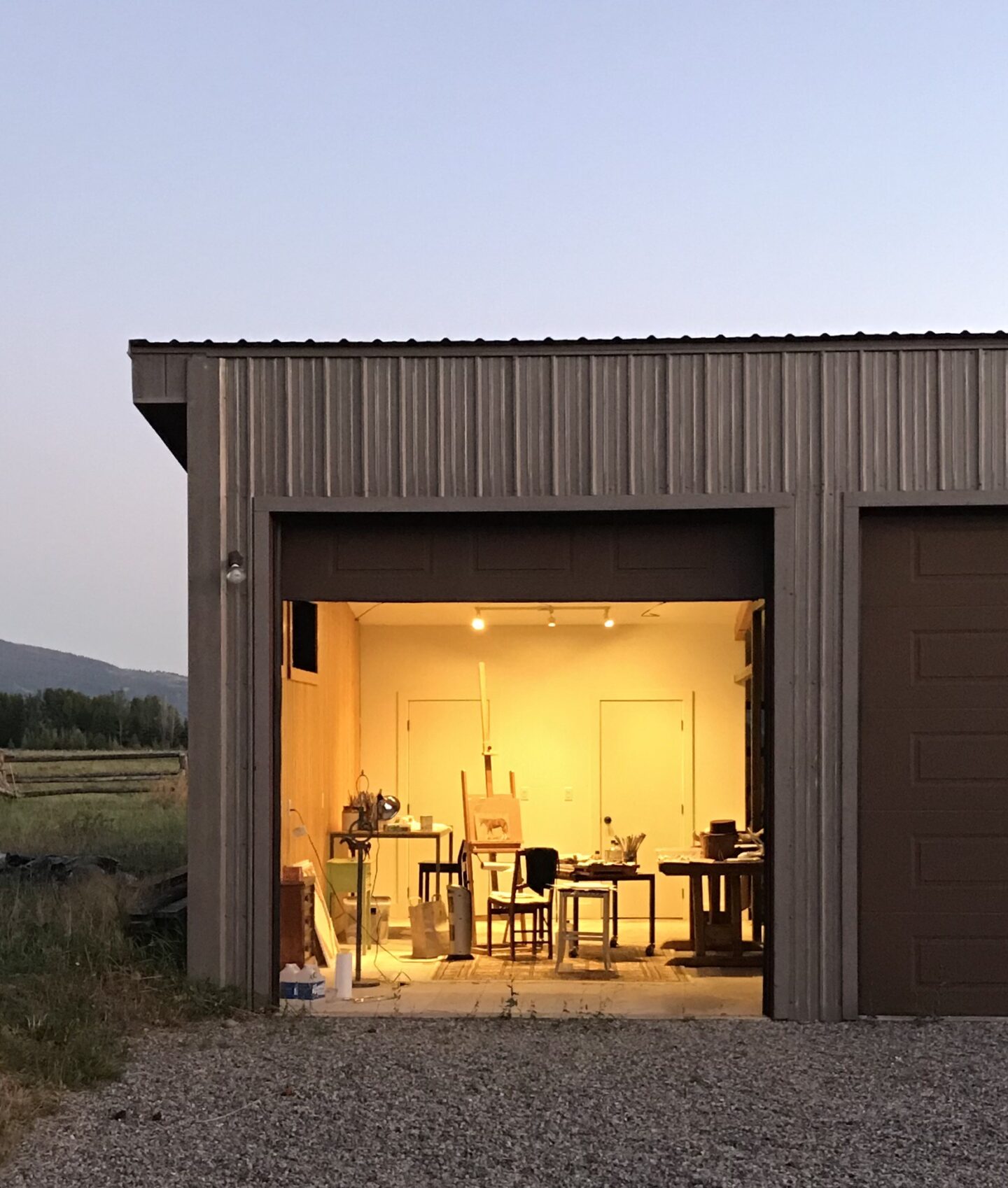 My studio in Jackson Hole, Wyoming.