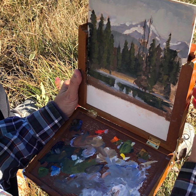 Grand Teton plein air.