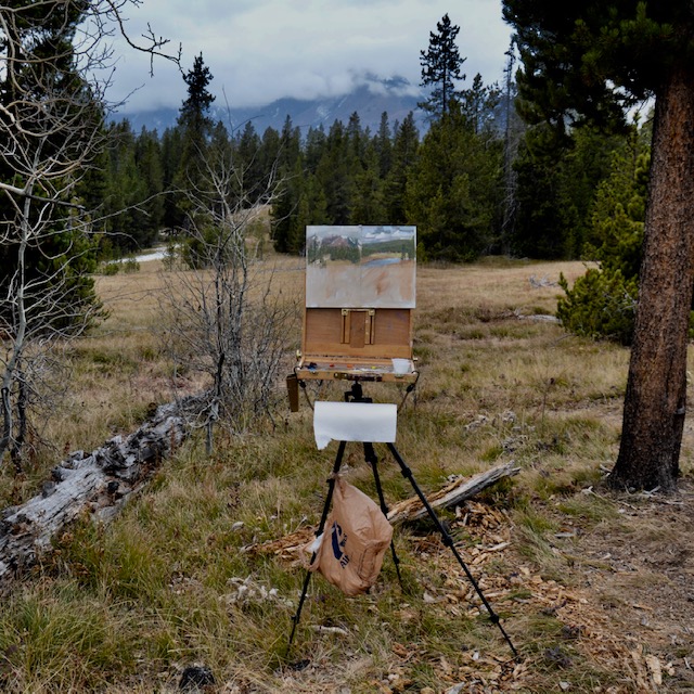 Plein air Yellowstone