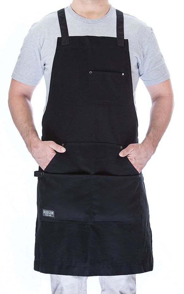 Black artist apron