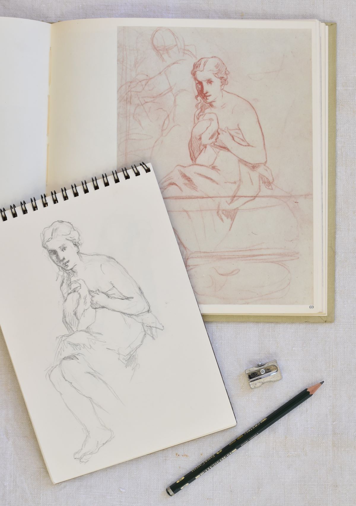 Copy ot Edouard Manet drawing.