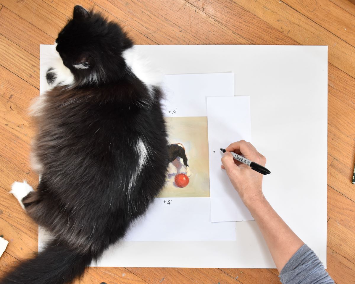 sizing canvas for framing